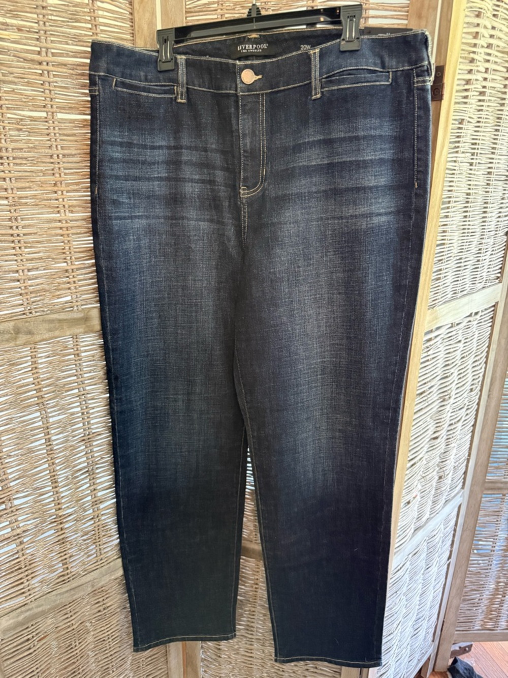 Liverpool women’s Straight Dark Indigo Jeans